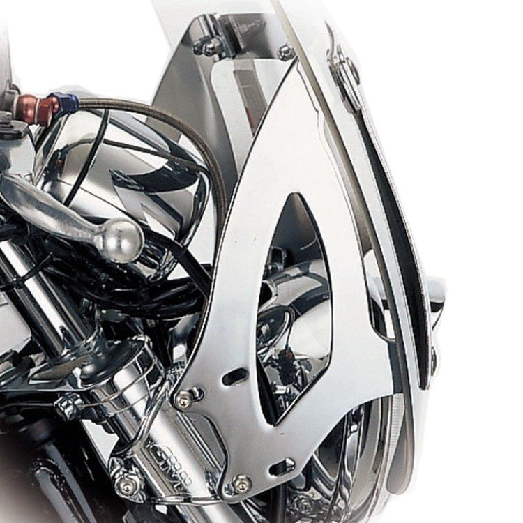 Givi AS103A2 Montagesatz / Chromhalter für A46 / A47 Windschutzscheibe Yamaha XVS