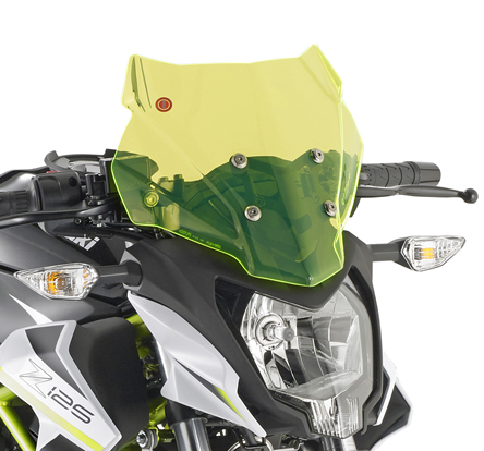 Givi 4125GR Lime Windschutzscheibe Kawasaki Z 125 2019-2022