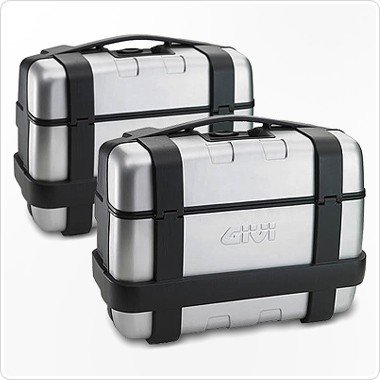 Givi TRK33PACK2 Trekker Alu Monokey Seitenkoffer satz 33 Ltr