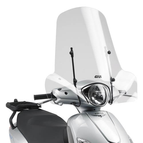 Givi Montagesatz A107AFM Zur Montage der AIRSTAR-Windschutzscheibe Piaggio Liberty 50-125-200 ab 2004