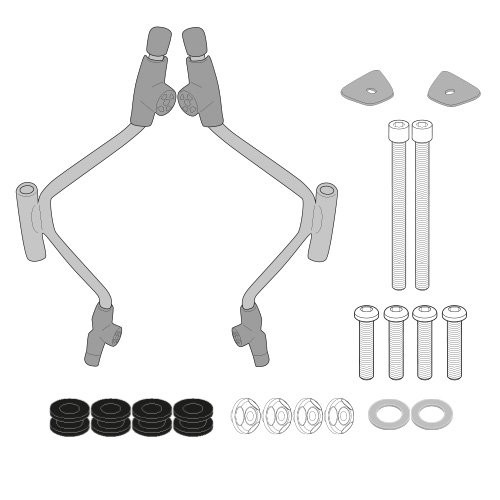 Givi Montagekit A5616A Zur Montage Piaggio BEVERLY 300 HPE ab 2021