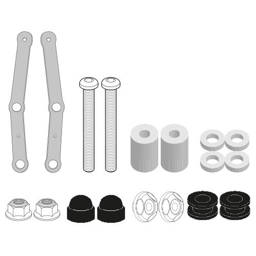 Givi Montagesatz D9259KIT Zur Montage von Voge Sr1 125 von 2023 bis 2024