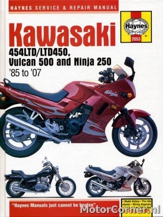WERKSTATTHANDBUCH Haynes Kawasaki EN450, 454LTD EX250 1985 bis 2007