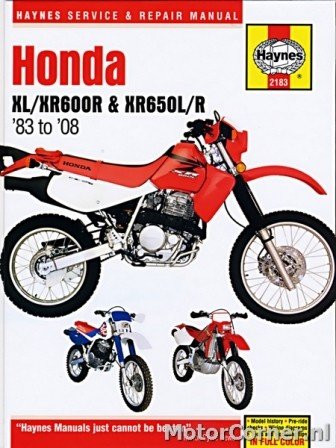 Werkstatthandbuch Haynes Honda XL600R, XR600R und XR650L / R 1983 bis 2008