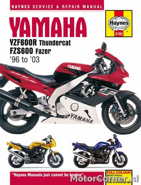 Werkstatthandbuch Haynes Yamaha YZF600R Thundercat und FZS600 Fazer (96-03)