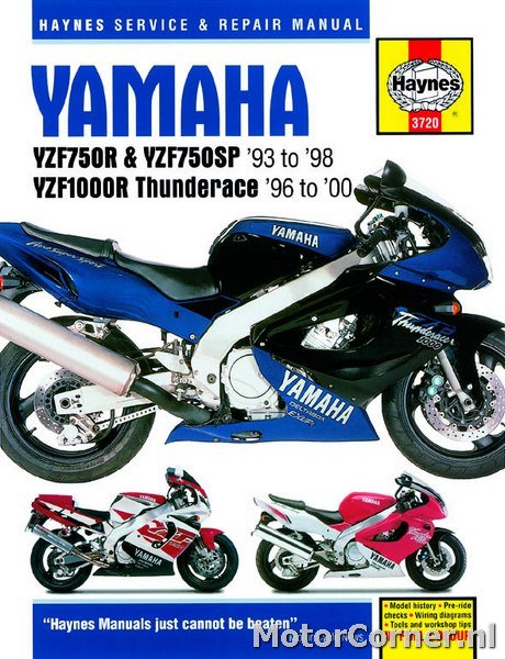 Werkstatthandbuch Haynes Yamaha YZF750R und YZF1000R Thunderace (93-00)