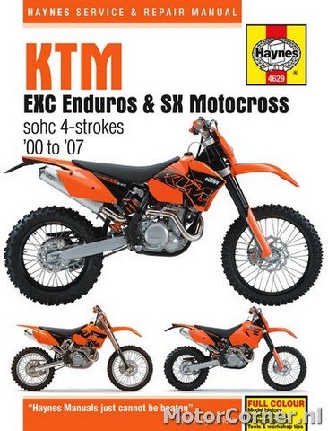 Werkstatthandbuch HAYNES KTM 250 , 400 und 520 EXC SX 2002 bis 2007