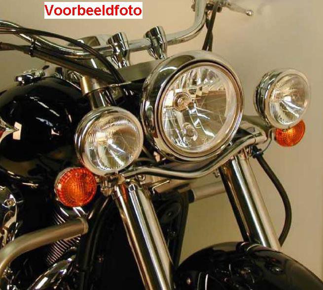 Hepco & Becker Custom Twinlight Set chroom voor Kawasaki VN800