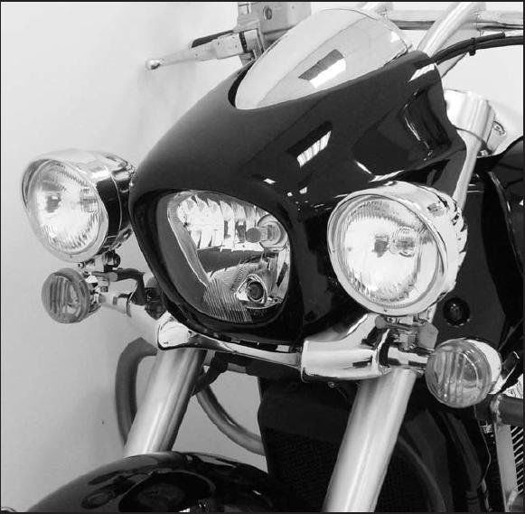 Hepco & Becker Custom Twinlight Set chroom voor Suzuki M1500R Intruder vanaf 2009