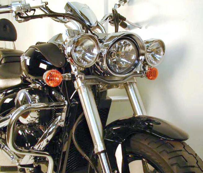 Hepco & Becker Custom Twinlight Set chroom voor Suzuki M800 vanaf 2005 tot 2009