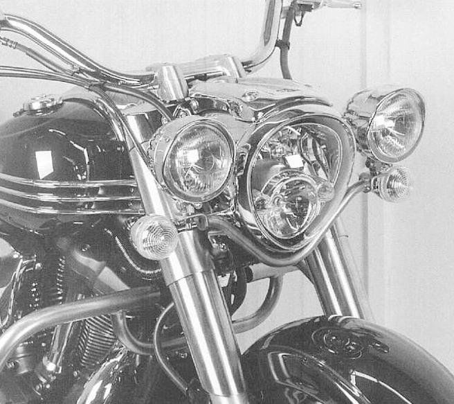 Hepco & Becker Custom Twinlight Set chroom voor Yamaha XV1900 Midnight Star