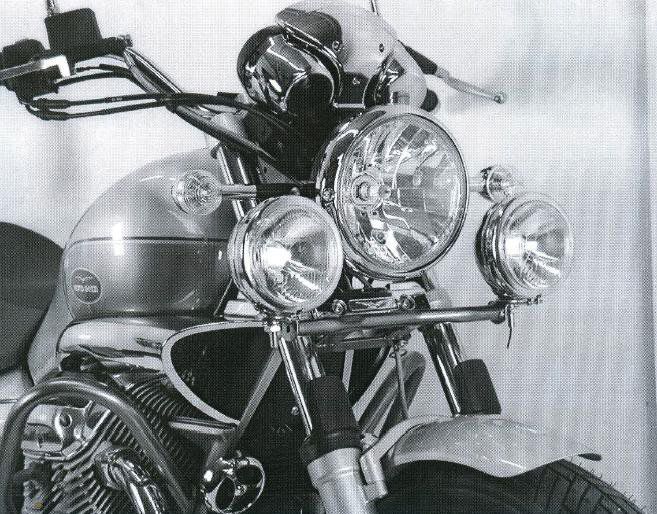 Hepco & Becker Custom Twinlight Set chroom voor Moto Guzzi NEVADA CLASSIC 750i.e. Vanaf 2004