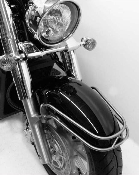 Hepco & Becker Kotflügelschutz chrom für Suzuki C1800 Intruder