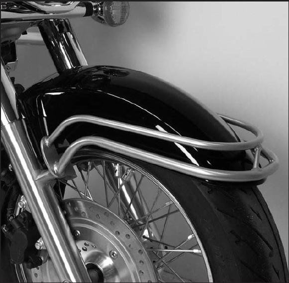 Hepco & Becker Kotflügelschutz chrom für Honda VT750 von 2004 bis 2007