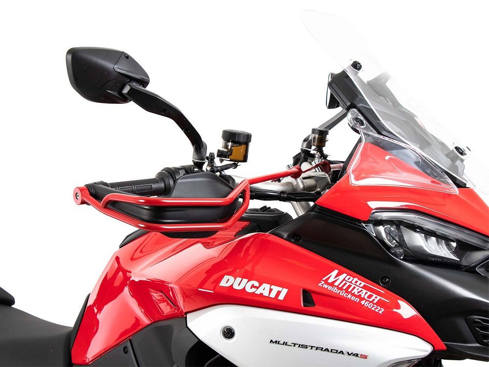 Hepco & Becker Handprotektorenschutzbügel weiß für Ducati Multistrada V4 / S / S Sport ab 2021
