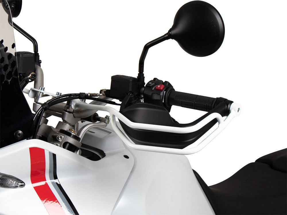 Hepco & Becker Handprotektoren-Schutzbügel weiß für Ducati DesertX ab 2022