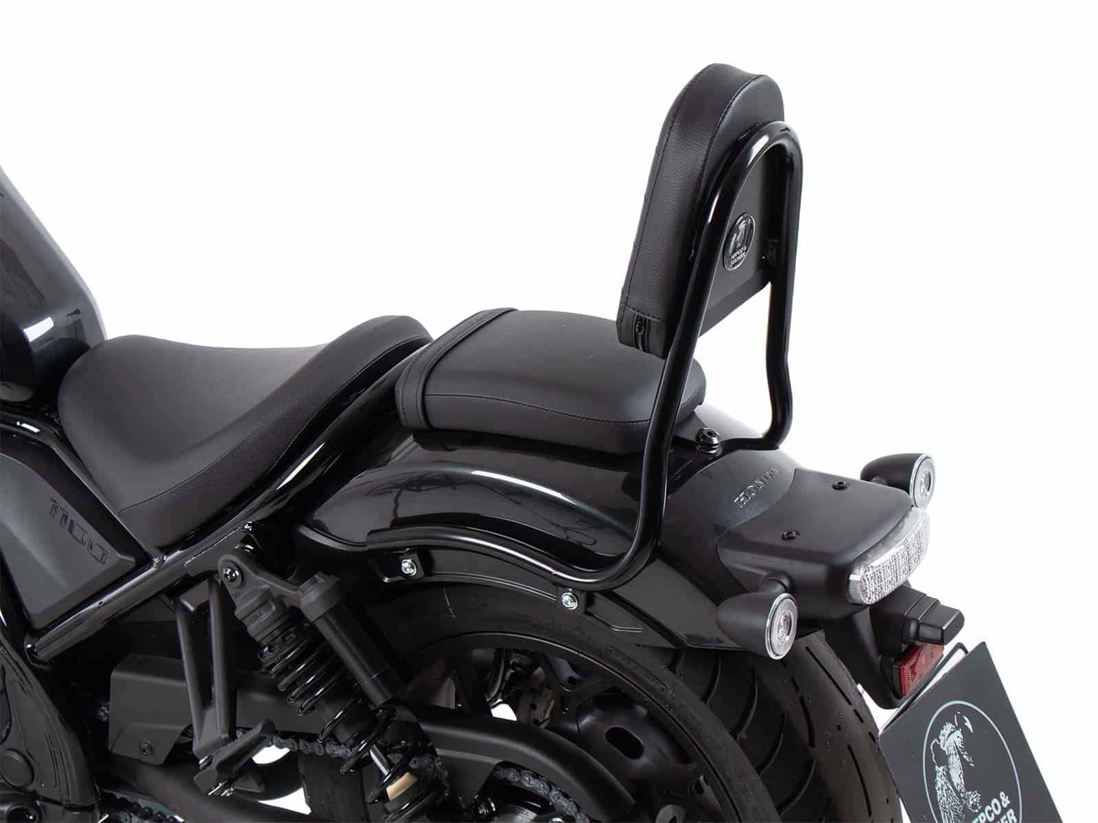 Hepco&Becker Sissybar ohne Gepäckträger schwarz für Honda CMX1100 Rebel ab 2021