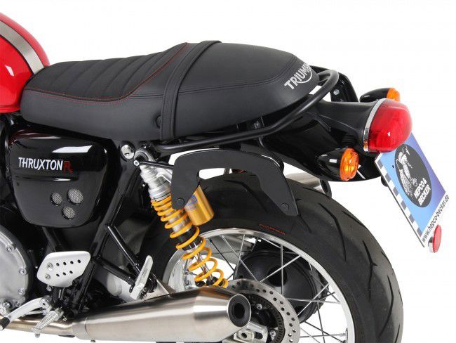 Hepco&Becker Soziushaltegriff schwarz für Triumph Thruxton/R1200 ab 2016