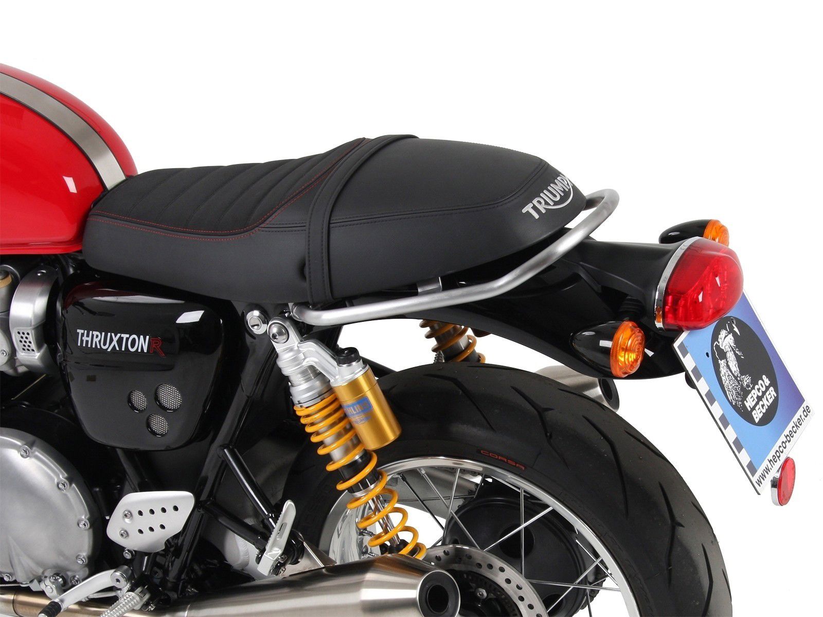Hepco&Becker Soziushaltegriff chrom für Triumph Thruxton/R1200 ab 2016