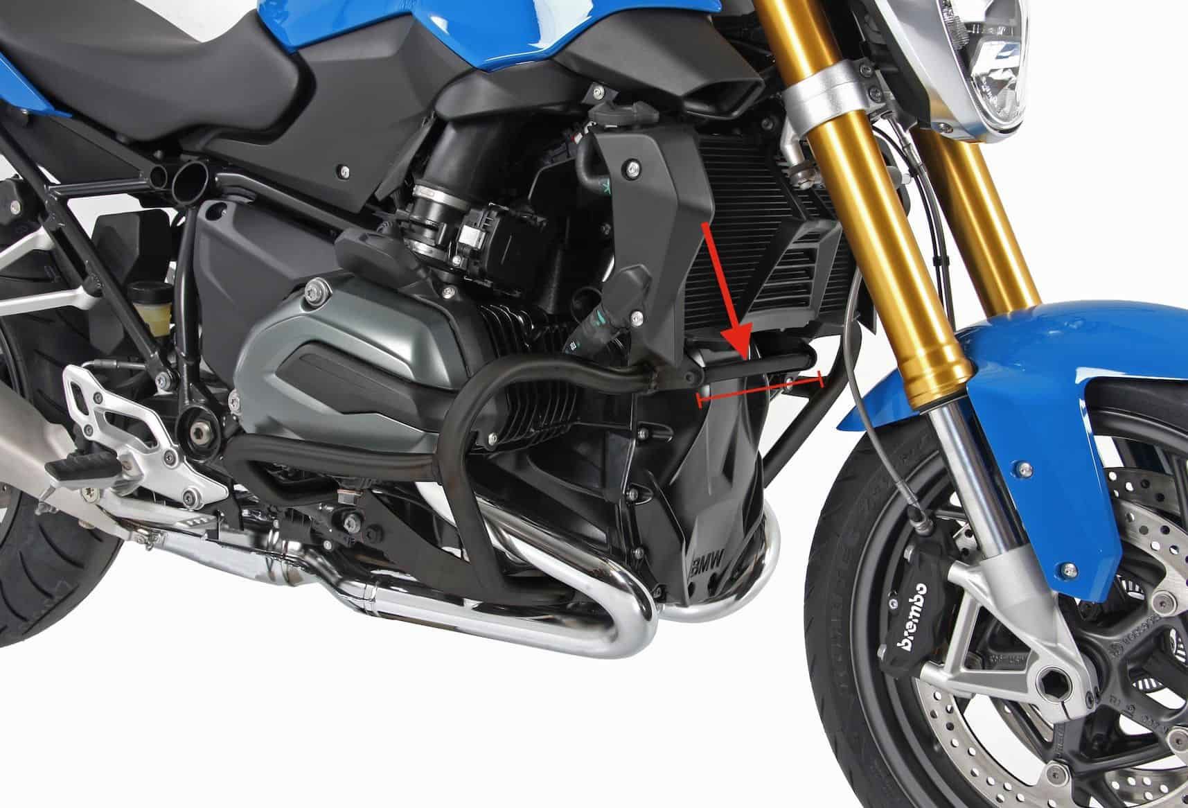 Hepco&Becker Sturzbügel-Anschlusshalter silber BMW R1200GS LC ab 2013 bis 2018