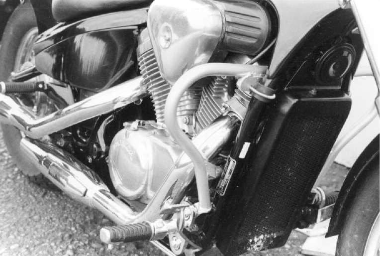 Hepco&Becker Sturzbügel chrom für Honda VT600C von 1988 bis 2000