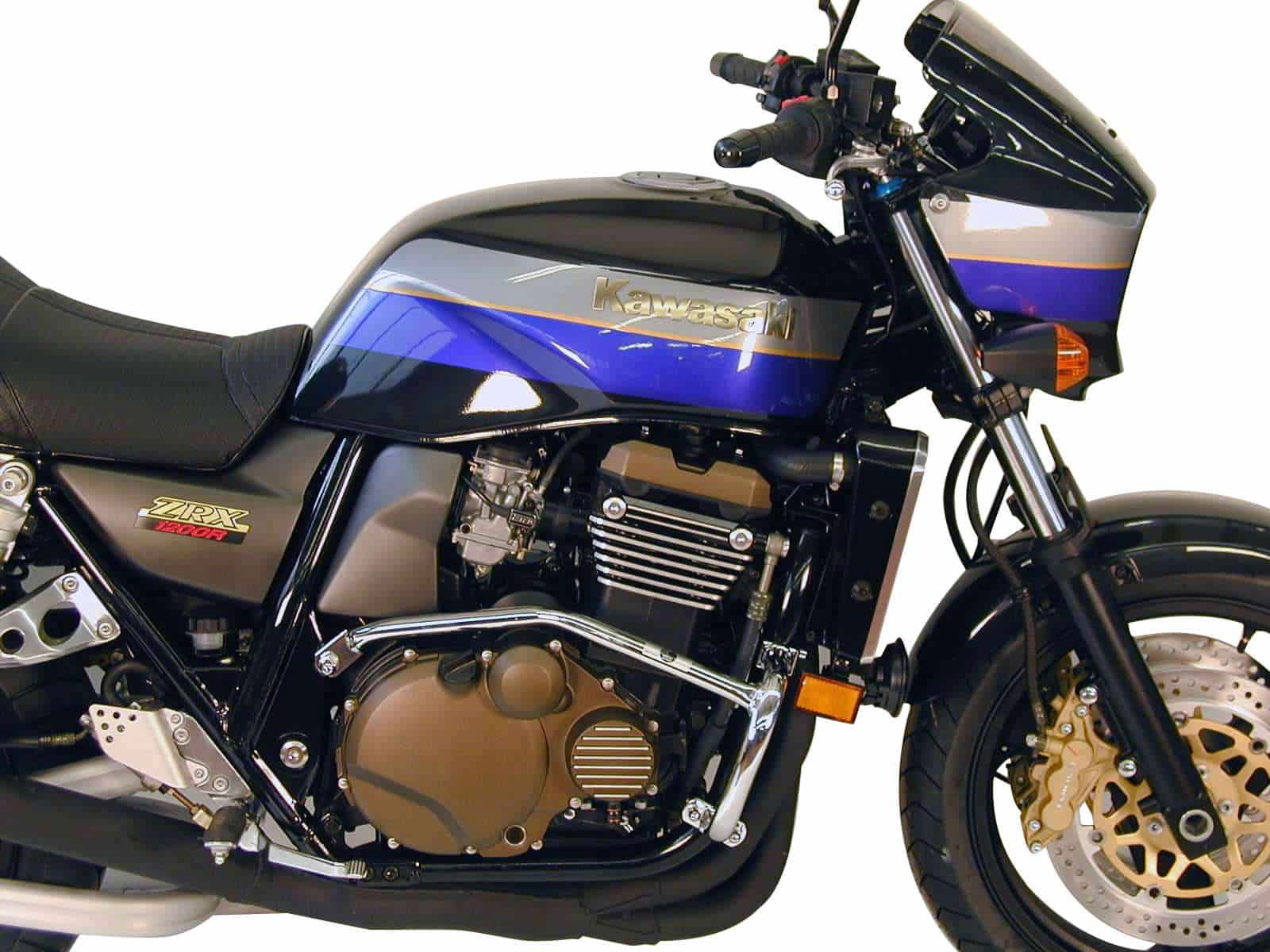 Hepco&Becker Sturzbügel chrom für Kawasaki ZRX1200/ R /S von 2001 bis 2007