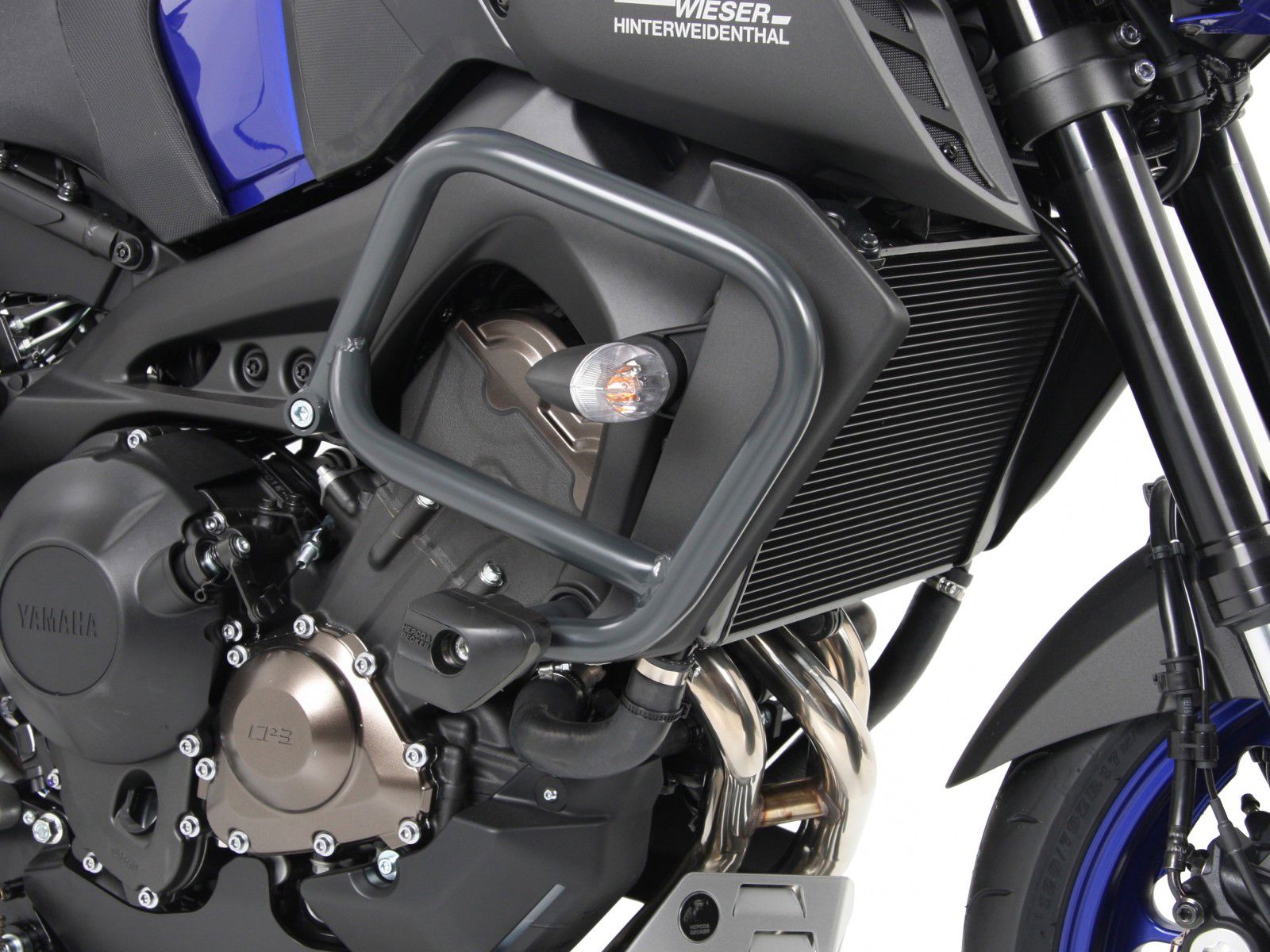 Hepco&Becker Sturzbügel anthrazit für Yamaha MT bis 2009 SP '18 bis 2020