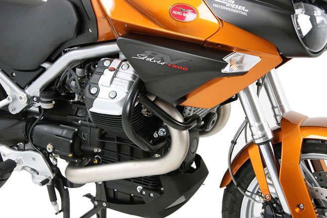 Hepco&Becker Sturzbügel schwarz für Moto Guzzi Stelvio / NTX 1200 von 2008 bis 2016