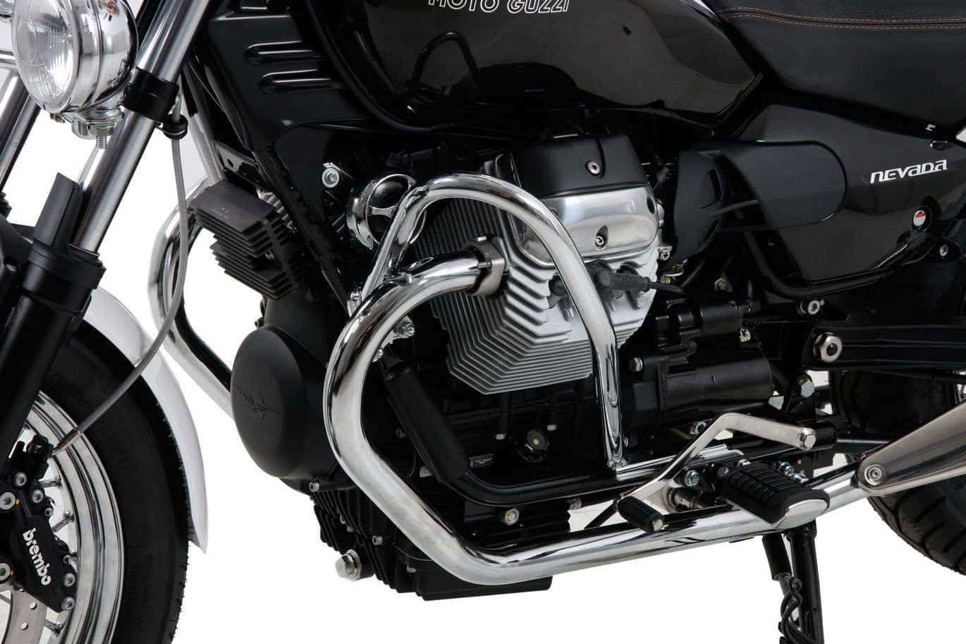Hepco&Becker Sturzbügel chrom für Moto Guzzi NEVADA 750 Anniversario von 2010 bis 2011