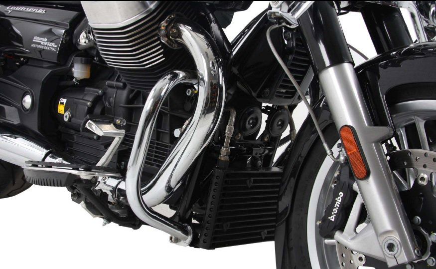 Hepco&Becker Sturzbügel chrom für Moto Guzzi California 1400 Custom / Touring von 2013 bis 2016