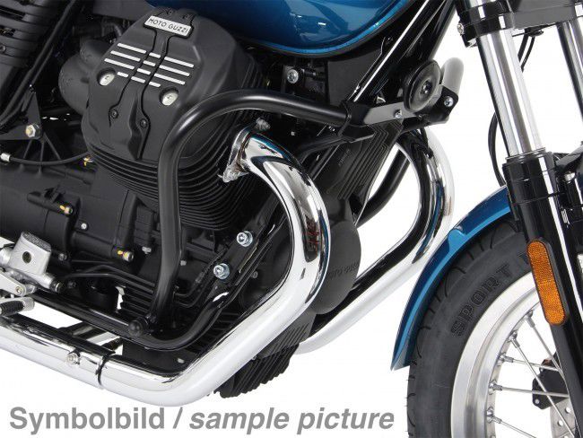 Hepco&Becker Sturzbügel schwarz für Moto Guzzi V7 III Stone/Special/Anniversario/Racer von 2017 bis 2020