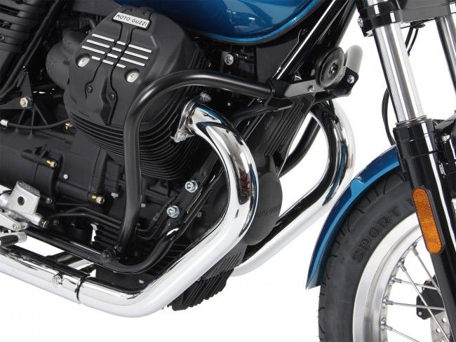 Hepco&Becker Sturzbügel schwarz für Moto Guzzi V7 III Carbon/ Milano/ Rough von 2018 bis 2020
