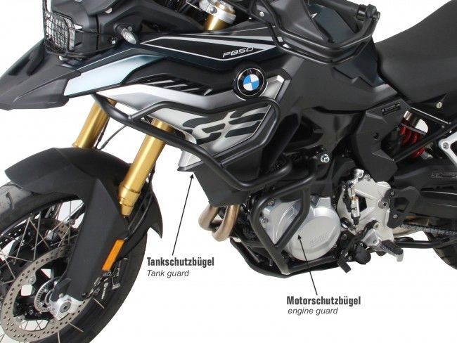 Hepco&Becker Sturzbügel schwarz für BMW F850GS ab 2018 bis 2023