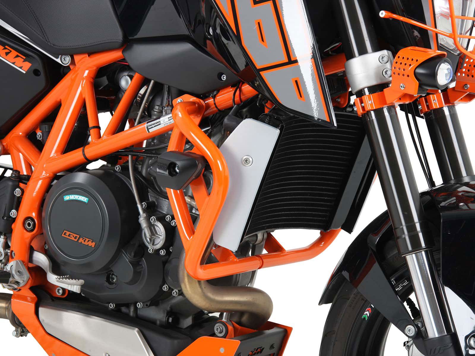 Hepco&Becker Sturzbügel orange für KTM DUKE 390 von 2013 bis 2016