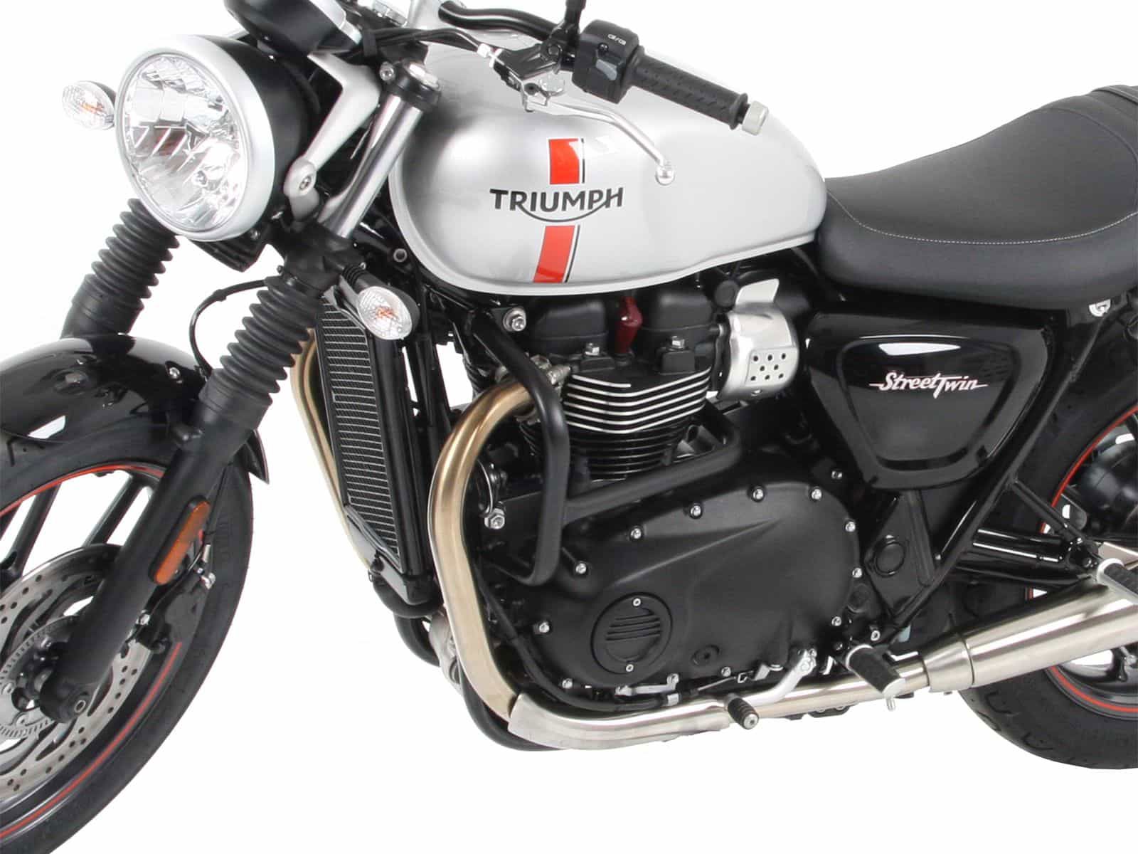 Hepco&Becker Sturzbügel schwarz für Triumph STREET TWIN ab 2016 bis 2022 / SPEED TWIN 900 ab 2023