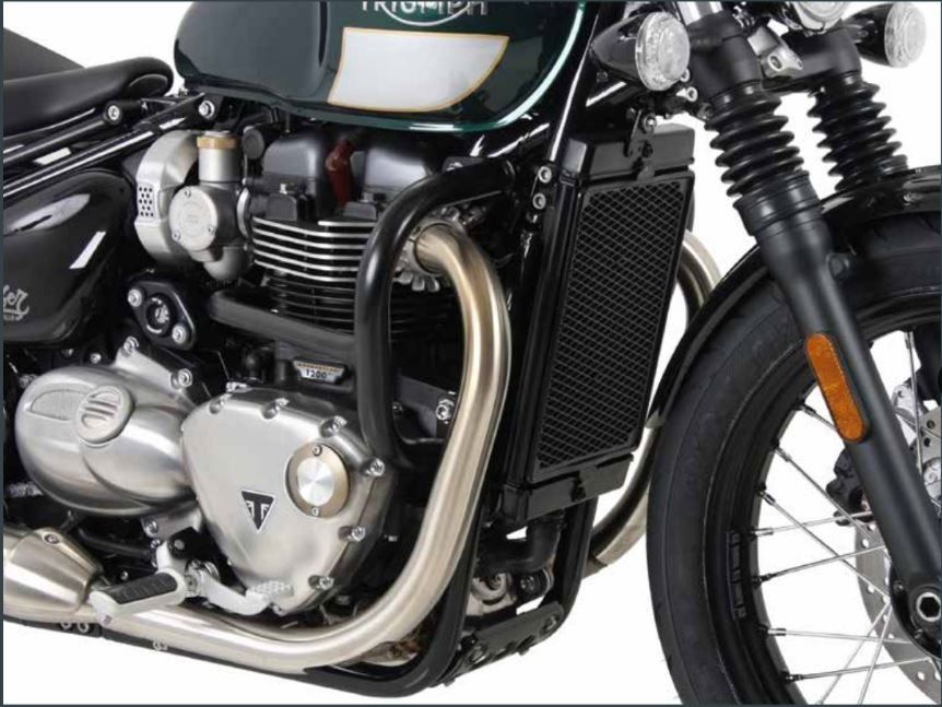 Hepco&Becker Sturzbügel chrom für Triumph Bonneville Bobber ab 2017