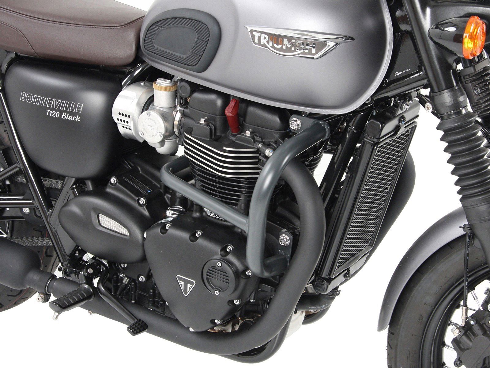 Hepco&Becker Sturzbügel schwarz für Triumph Bonneville T100/ Black ab 2017