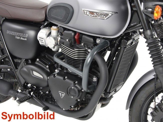 Hepco&Becker Sturzbügel chrom für Triumph Bonneville T100/ Black ab 2017