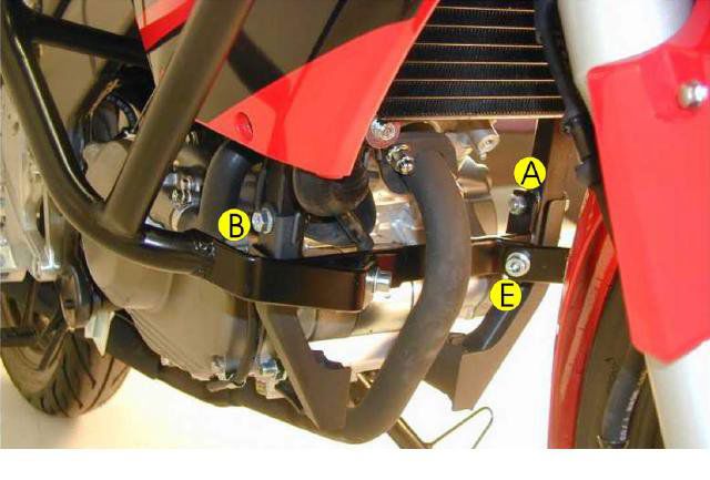 Hepco&Becker Sturzbügel schwarz für Honda CBR125R von 2007 bis 2010