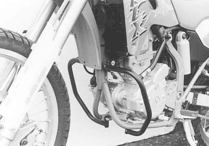 Hepco&Becker Sturzbügel schwarz für Kawasaki KLX650 von 1993 bis 2001