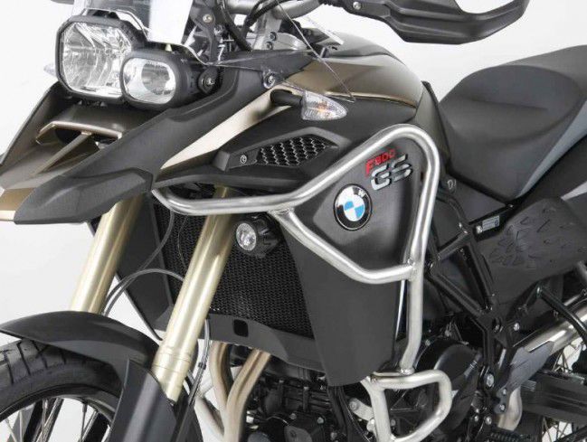 Hepco&Becker Sturzbügel Edelstahl (Tank) für BMW F800GS Adventure von 2013 bis 2018 (Montage an BMW-Halterung)