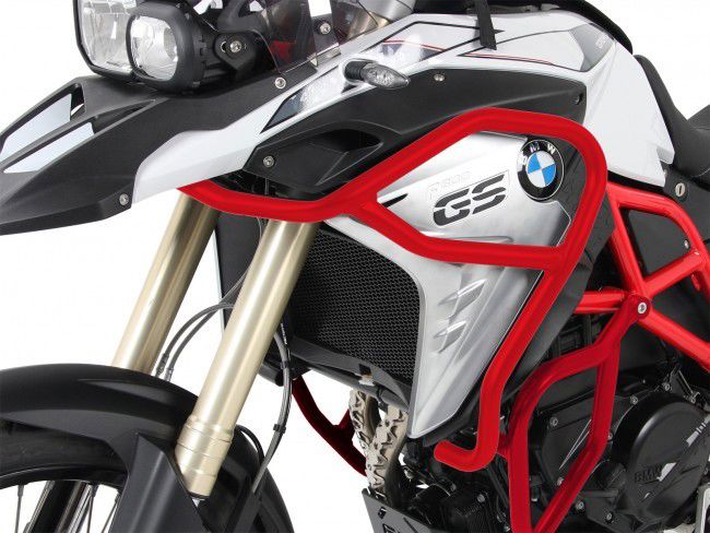 Hepco&Becker Sturzbügel rot oben für BMW F800GS von 2017 bis 2018