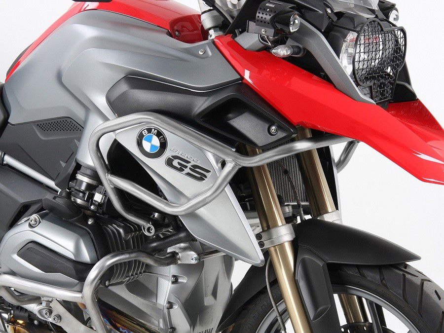 Hepco&Becker Sturzbügel silber oben (Tankschutz) für BMW R1200GS LC von 2013 bis 2016