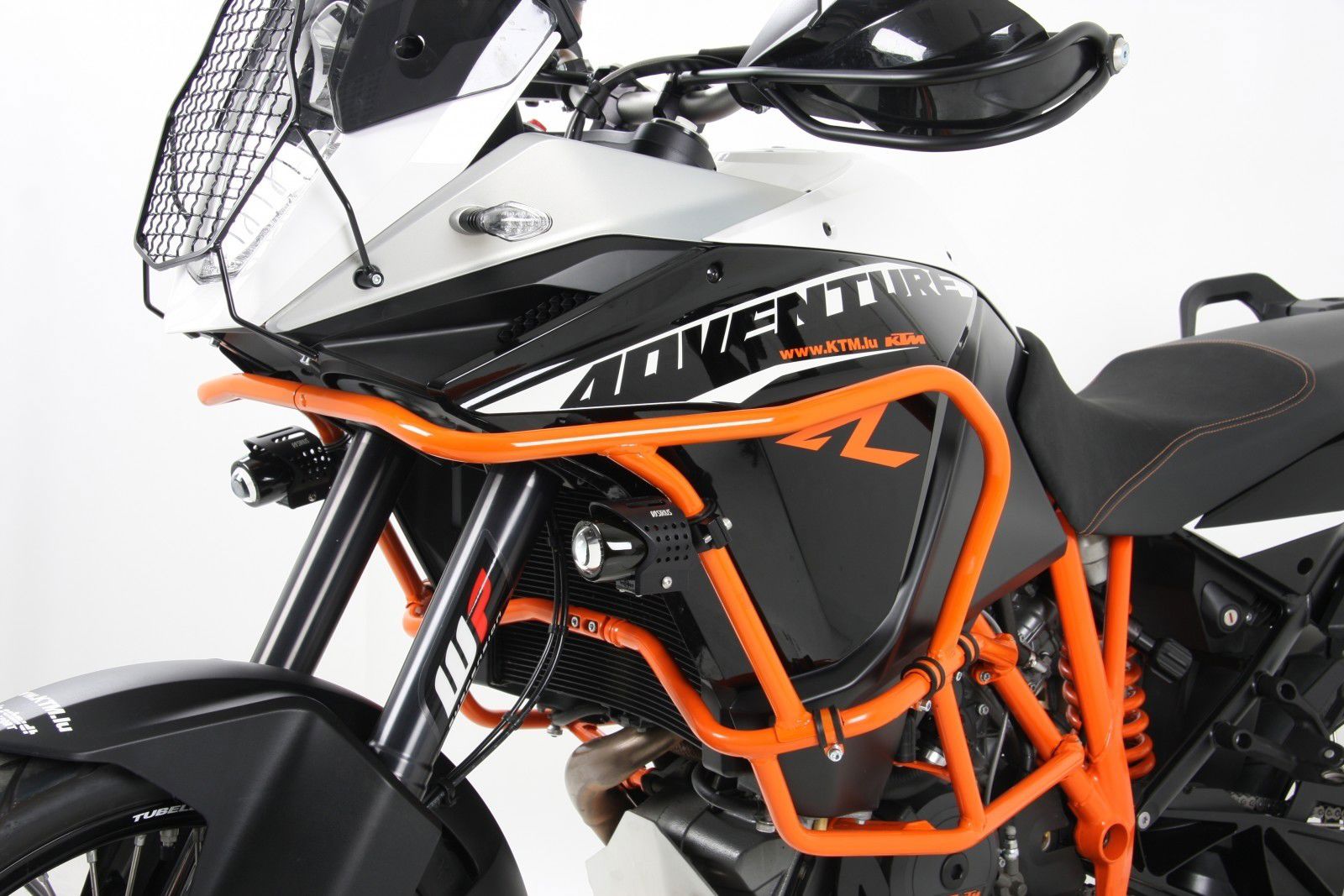 Hepco&Becker Sturzbügel orange oben (Tankschutz) für KTM 1190 Adventure R ab 2013