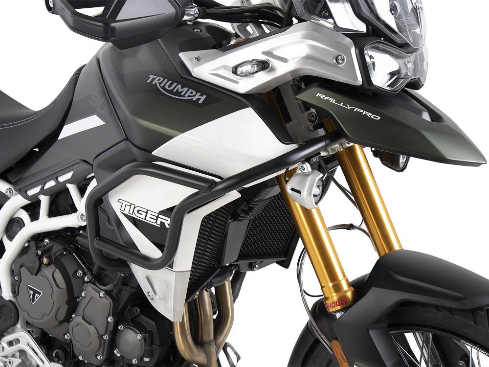Hepco&Becker Tanksturzbügel schwarz für Triumph Tiger 900 Rally / GT / PRO ab 2020 bis 2023