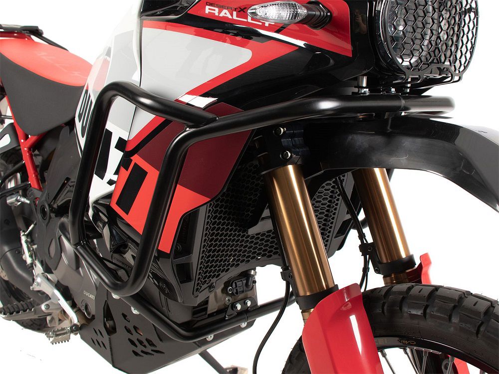 Hepco&Becker Tankschutzbügel schwarz für Ducati DesertX Rally ab 2024