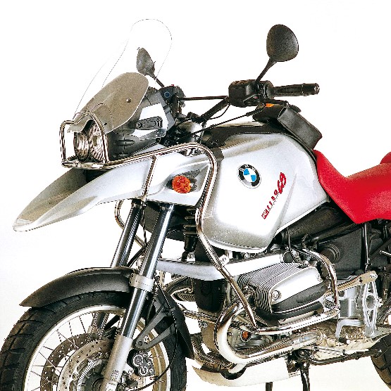 Hepco&Becker Tankschutzbügel silber für BMW R1150GS von 2000 bis 2004