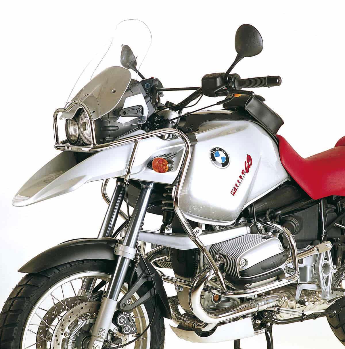 Hepco&Becker Sturzbügel silber (Tank- + Scheinwerferschutz) für BMW R1150GS von 2000 bis 2004 / ADVENTURE von 2001 bis 2005