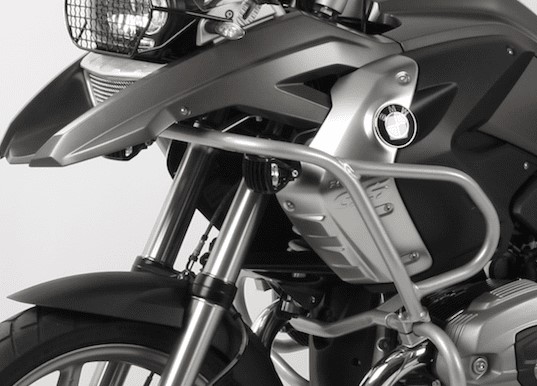 Hepco&Becker Sturzbügel silber oben (Tankschutz) für BMW R1200GS von 2008 bis 2012