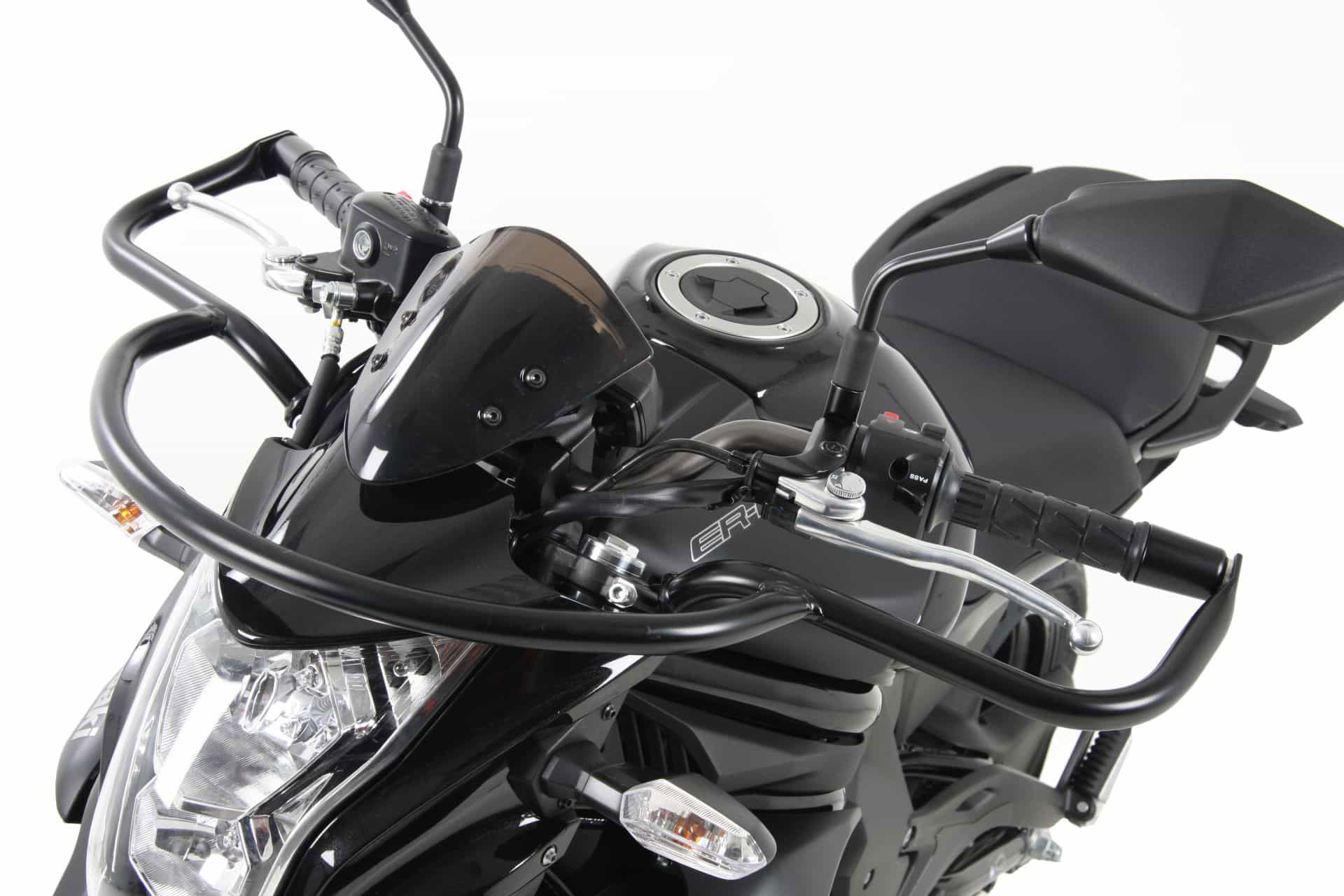 Hepco&Becker Frontsturzbügel schwarz für Kawasaki ER bis 206N von 2009 bis 2016